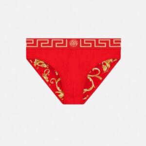 Versace Greca Border Swim Briefs